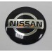 Наклейка  OR-6 "NISSAN" на автомоб, колпаки, диски (диаметр 65мм.) пластик/ комп. 4шт.