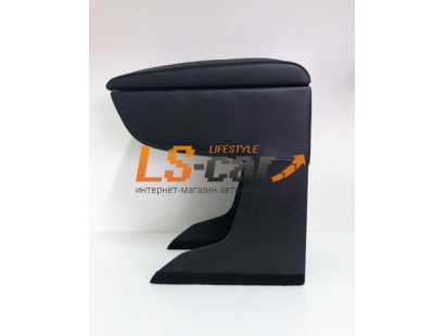 Подлокотник для автомобиля RENAULT LOGAN II (2014-) черный, кожзам