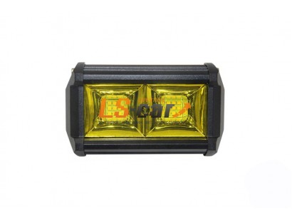 Фонарь светодиодный G0048Y желтый  2(3*3)led  (9-30V) 135*75*55mm