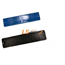 Рамка для ГОС. номерного знака ART.225.22.03с силиконовая синяя с металлическим основанием (копмлект: 1 силиконовая рамка+1 металлическое основание)
