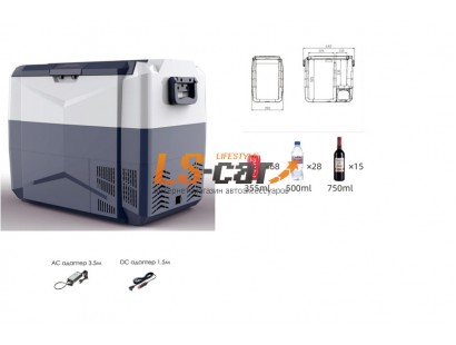 Автохолодильник компактный компрессорный двухкамерный D-45A