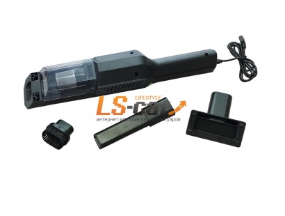 Пылесос автомобильный портативный вакуумный-зарядка  от USB,  5V, 2.4A  80W,  5000Pa, время работы-3,5-4ч, зарядка батареи не менее 18мин,  шнур 90 см, быстросъемный моющийся металлический фильтр, всасывание пыли , 3  насадки