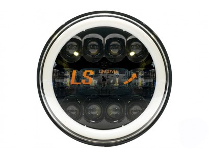 Фонарь светодиодный HP-HLD-19-01 прожектор (ближний\дальний свет) d=175mm, 12 / 24V-27W