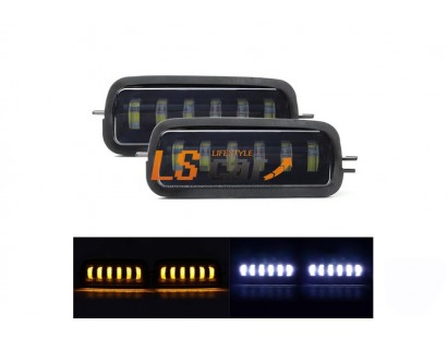 Подфарник светодиодный ZFT-332-4  (055-YW (6 LED)-HP-K01-6 LED  ВАЗ-2121НИВА