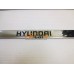 Рамка для ГОС. номерного знака, хром нержавеющая сталь (ком-т 2 шт)HYUNDAI шелкография краска