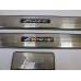 Накладки на пороги светящиеся Chevrolet Aveo Т300 2011-2020