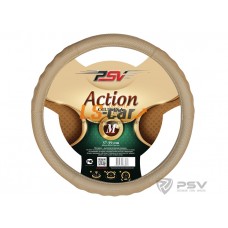 Оплетка на рулевое колесо PSV Action Fiber (Бежевый) М/121938
