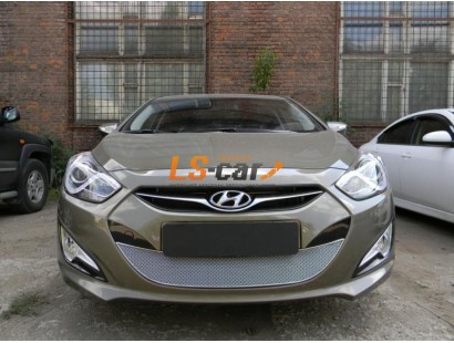 Защита радиатора  Hyundai i40 2012 chrome
