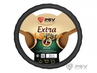 Оплетка на рулевое колесо PSV Extra Fiber (Черный) L/125861