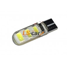 Светодиодная лампа для а/м T10B-6SMD-5630 W  (белый 6-светодиодов) 12V
