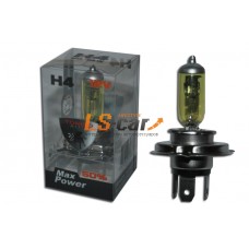 Лампы галогеновые  H4-YELLOW  12V-60/55W  P43T (стандарт)
