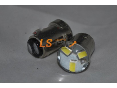 Светодиодная лампа для а/м G18-3SMD-5630-1157 2-контакт с линзой (белый)12V