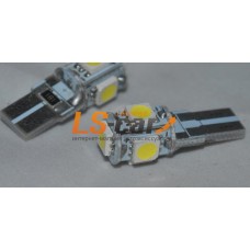 Светодиодная лампа для а/м T10-5050-5SMD 50505 SMD-Canbus  24V