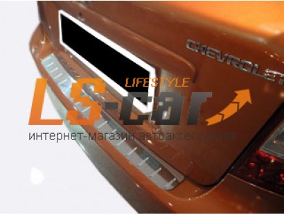 Накладка заднего бампера Chevrolet Lacetti седан