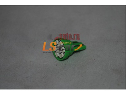 Светодиодная лампа для а/м T10-1206-8SMD 12V/зеленый