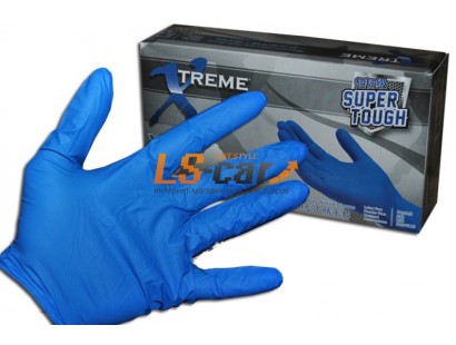 Перчатки AMMEX нитриловые XNFST46100 BLUE размер L (упаковка 100 штук)