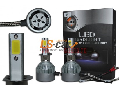 Лампа головного света со светодиодами CREE H1-V6  60W-6000LM 9-32V(со встр, вентилятором)