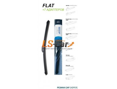Щетка стеклоочистителя MTF light FLAT, Бескаркасная, графитовое покрытие, 650мм (26''), 1 шт.