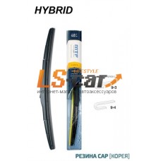 Щетка стеклоочистителя MTF light HYBRID, Гибридная, графитовое покрытие, 350мм (14''), 1 шт.