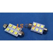 Светодиодная лампа SJ-5050-6SMD-41mm 12-24V