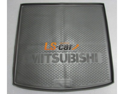Коврик в багажник Mitsubishi Outlander 3 2012-... высокий багажник (subwoofer)