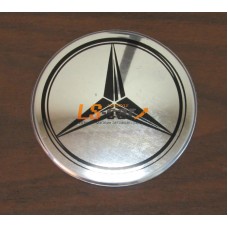 Наклейка "Mercedes" (диаметр 80мм.) на автомобильные колпаки, диски, компл. 4шт.