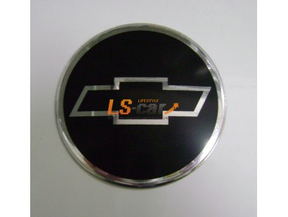 Наклейка Chevrolet (диаметр 70мм.) на автомобильные колпаки, диски, компл. 4шт.