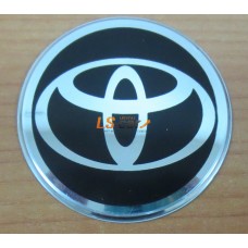 Наклейка "Toyota" (диаметр 50мм.) на автомобильные колпаки, диски компл. 4шт.