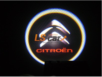 Беспроводная проекция логотипа нового поколения, самоклеющаяся, Citroen