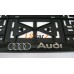 Рамка для ГОС. номерного знака пластик рельеф (стандарт) "Audi" (112/1-STD-AU)