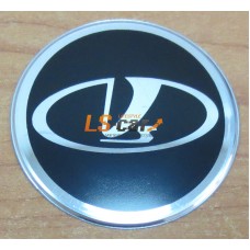 Наклейка "BAЗ" (диаметр 80мм.) на автомобильные колпаки, диски компл. 4шт.