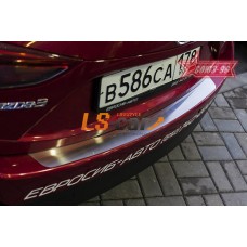 накладки на бампер Mazda 3 5дв. 2013- "СОЮЗ-96"