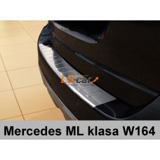 Накладка на бампер Mersedes ML W164 2008-2011 "AVISA"