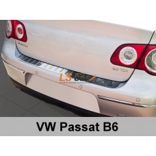 Накладка на бампер VW Passat B6 2005-2011 "ALVI-STYLE"