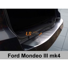 Накладка на бампер Ford Mondeo 2007- универсал "AVISA"