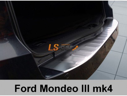 Накладка на бампер Ford Mondeo 2007- универсал "AVISA"